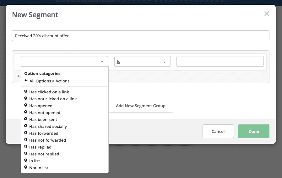 activecampaign segmentation