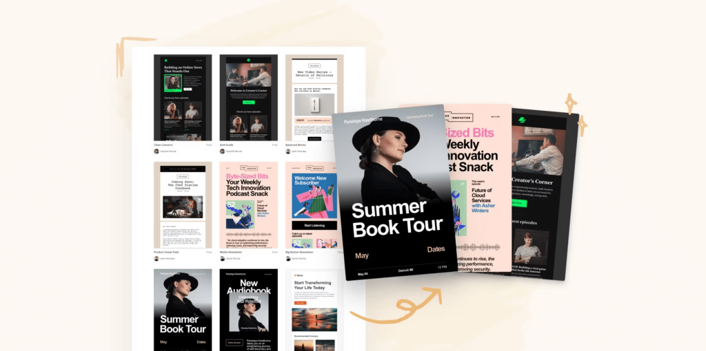 newsletter design showcase