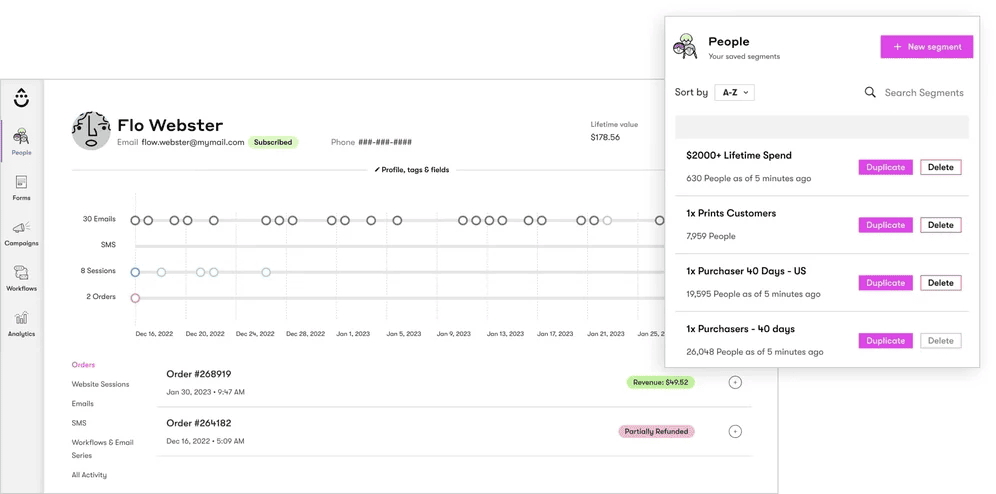 drip audience segmentation