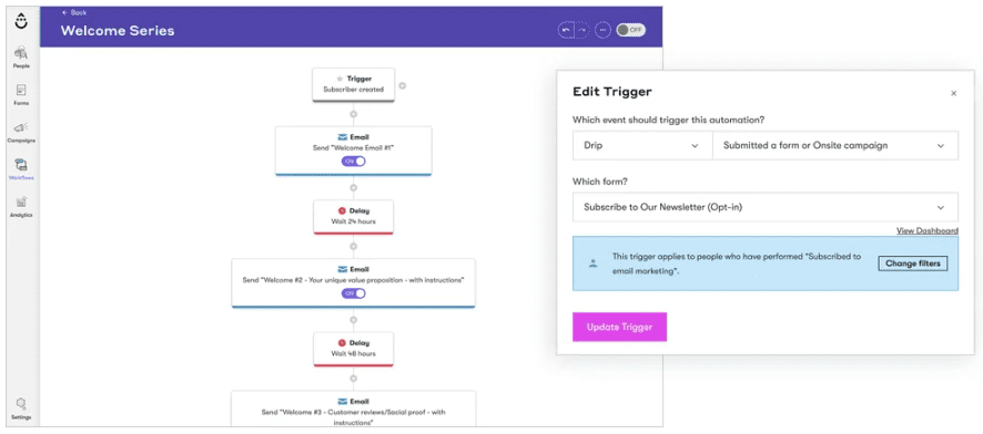 drip automation features